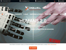 Tablet Screenshot of digiwell.com